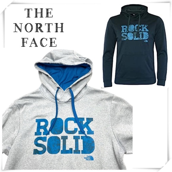 THE North Face Surgent Rock Solid Athletic Pullover Hoodie in Gray - Picture 1 of 5